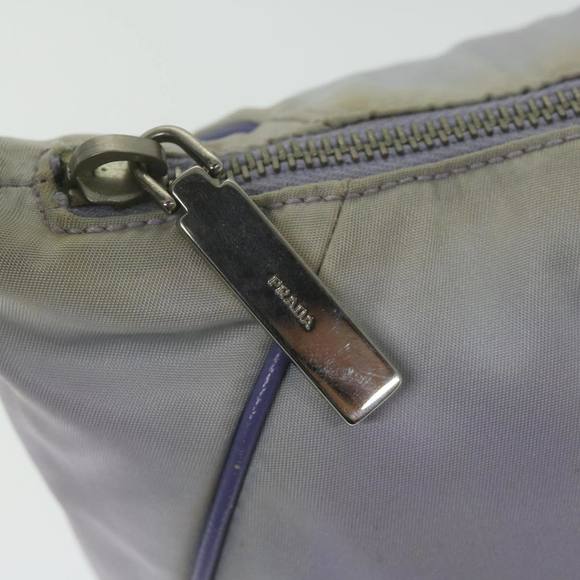 PRADA Accessory Pouch Nylon Purple Auth 63925 - Picture 9 of 16